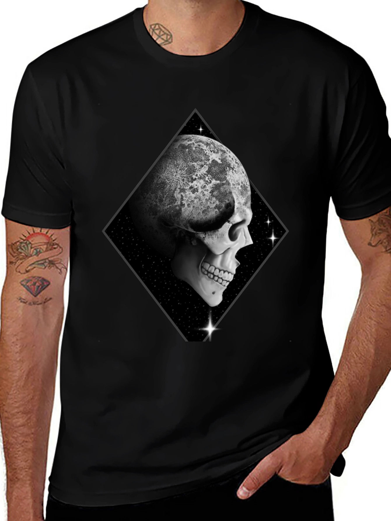 Variant 16 of Moon Skull Diamond T-Shirt