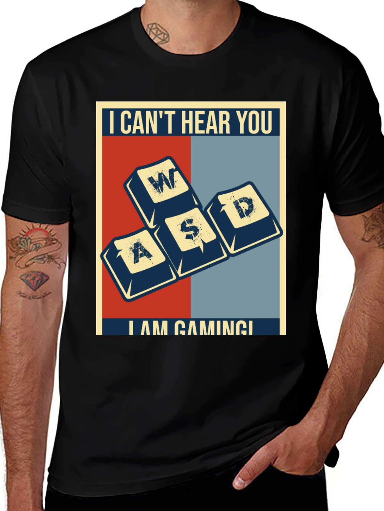 Variant 12 of I Can't Hear You I'm Gaming T-Shirt