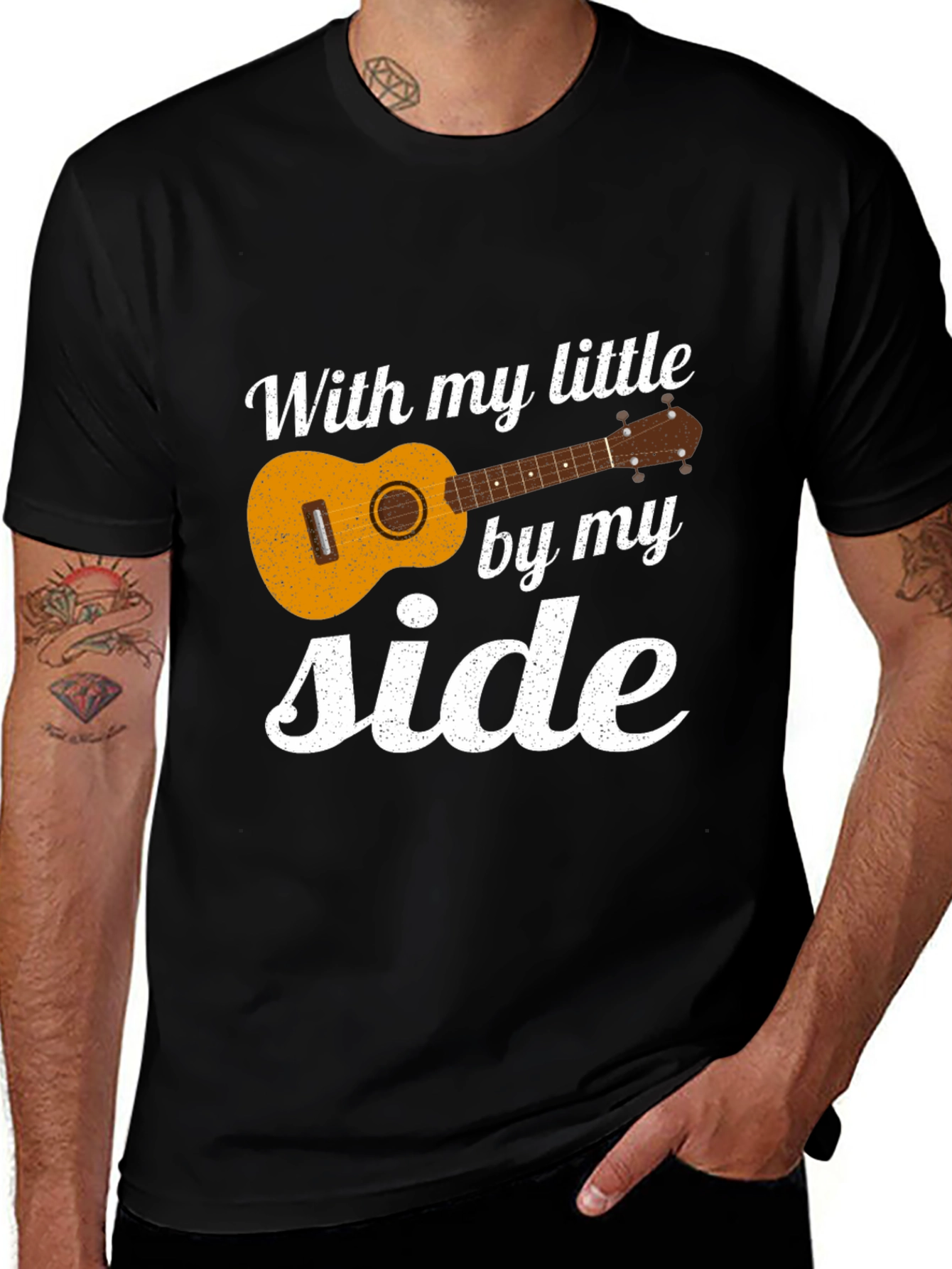 Variant 14 of Ukulele T-Shirt - With My Little Side