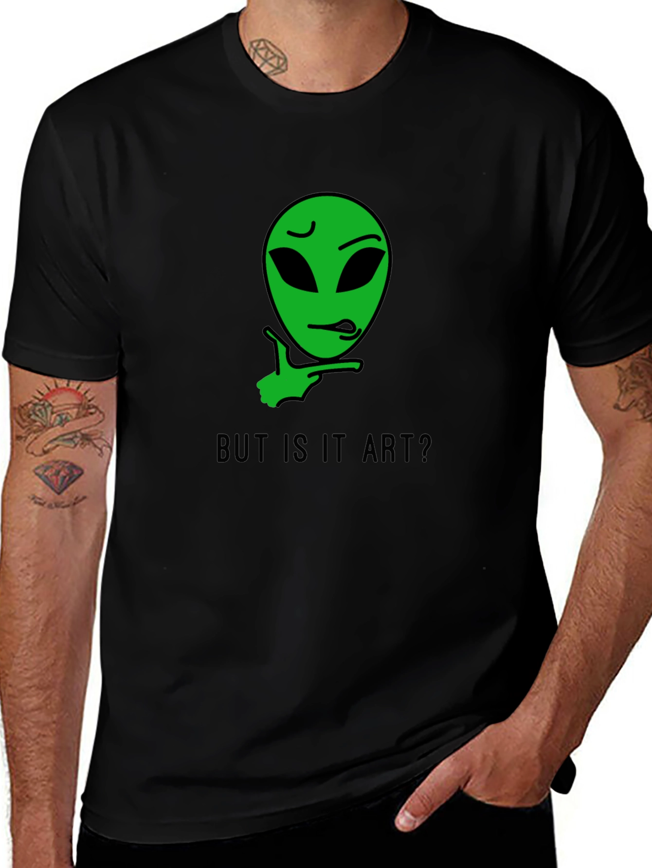 Variant 7 of But is it Art? Alien Graphic Tee