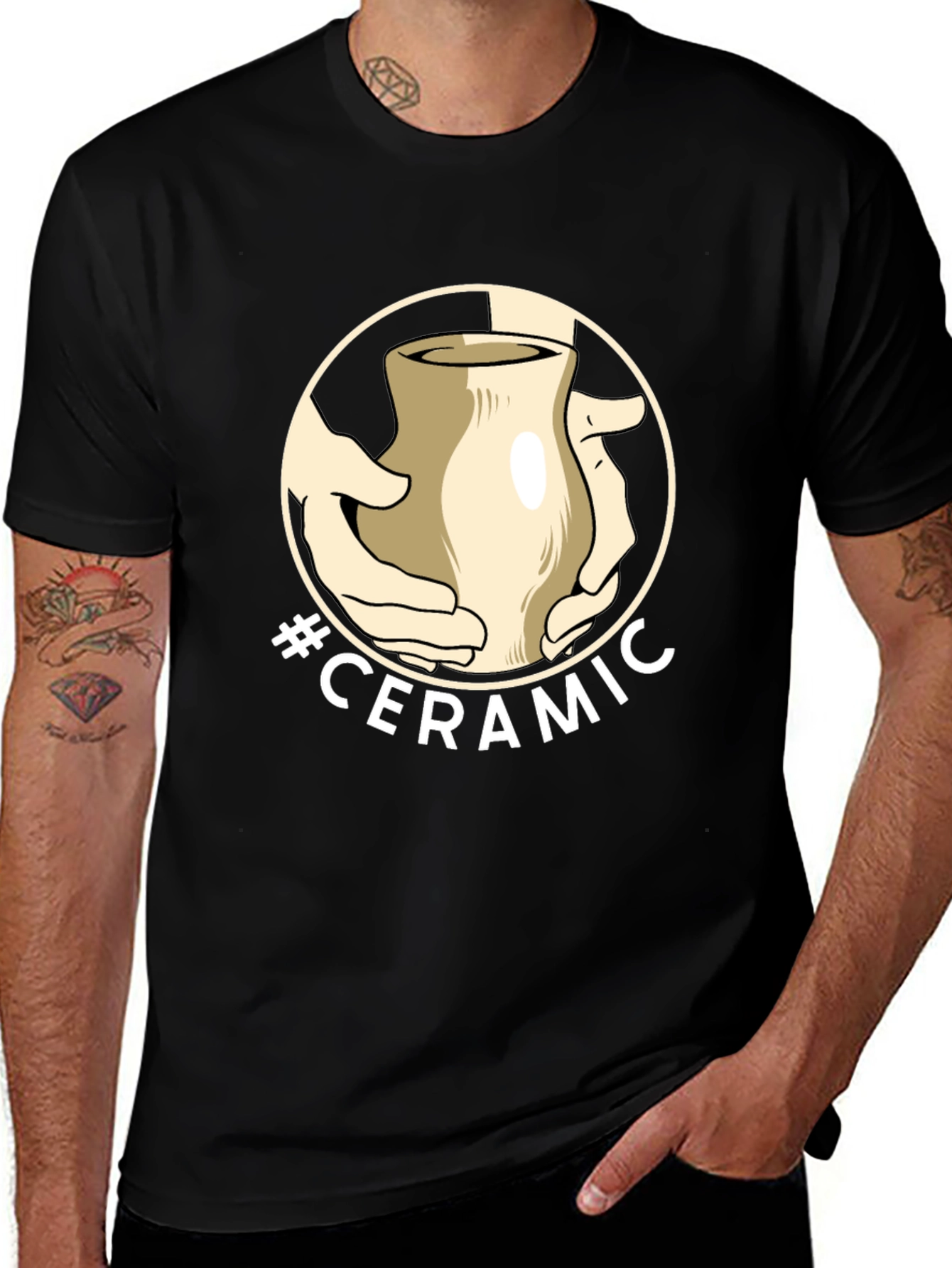 Variant 8 of Ceramic Artist T-Shirt - Pottery Lovers Tee
