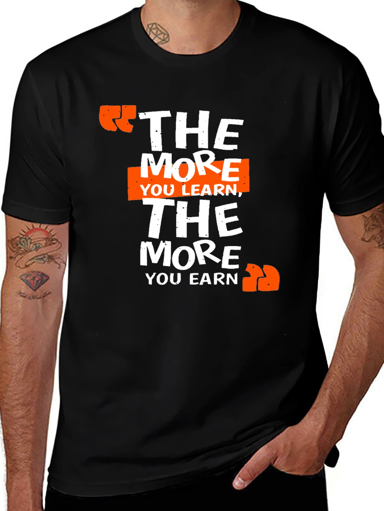 Variant 13 of The More You Learn Graphic Tee