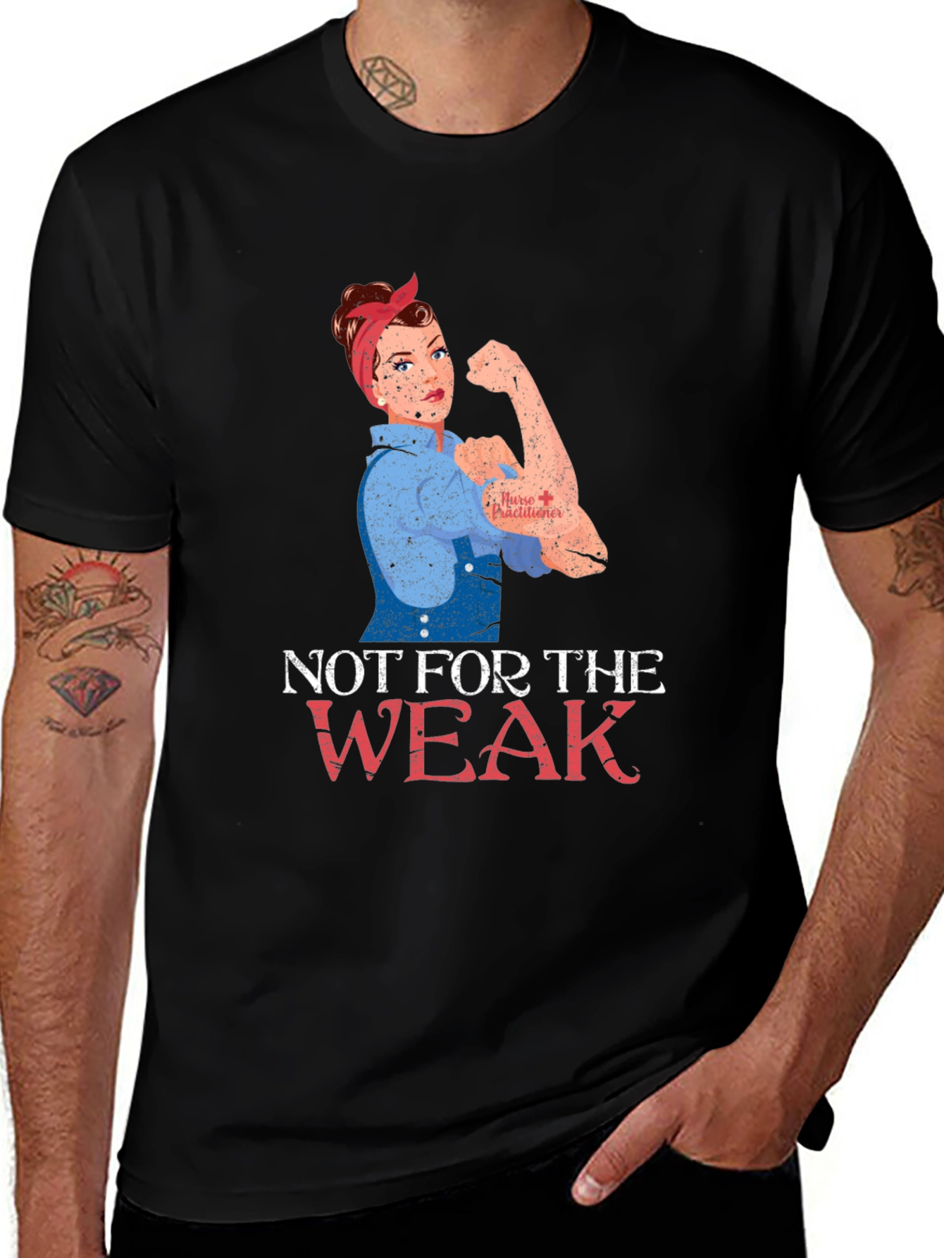 Rosie the Riveter "Not for the Weak" Graphic Tee