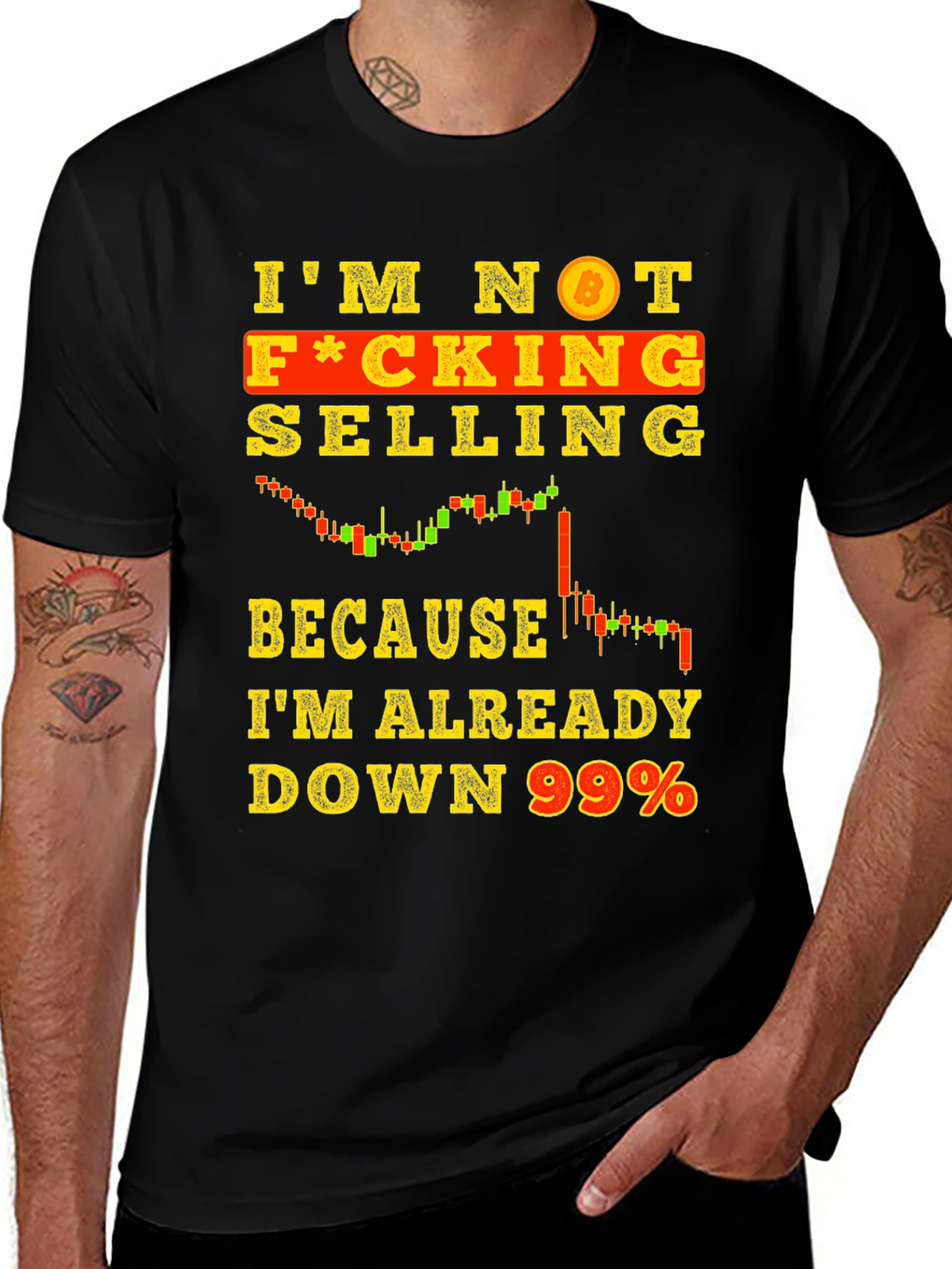 Variant 26 of I'm Not Selling Bitcoin T-Shirt