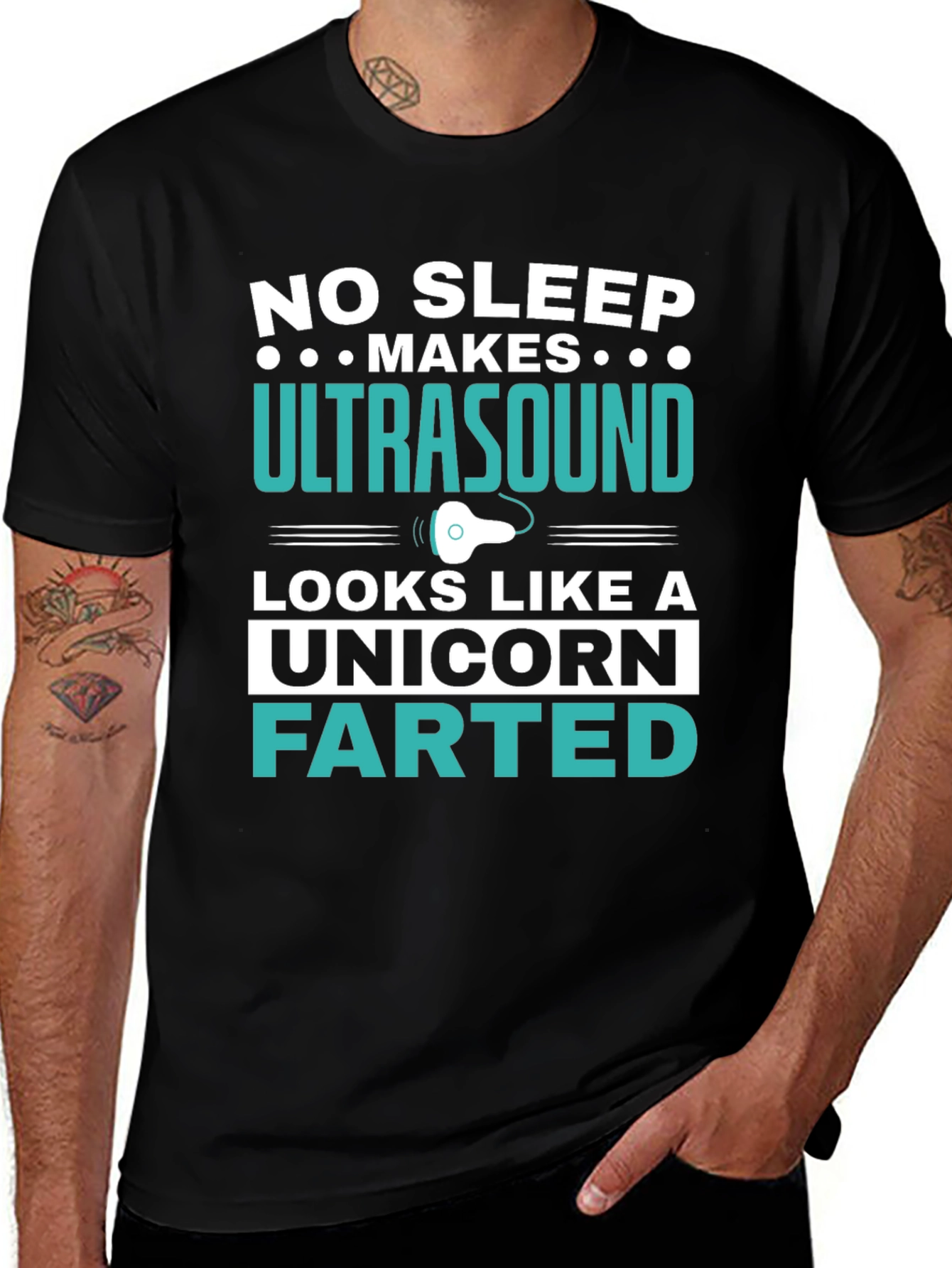 Variant 12 of Funny Ultrasound Tech T-Shirt