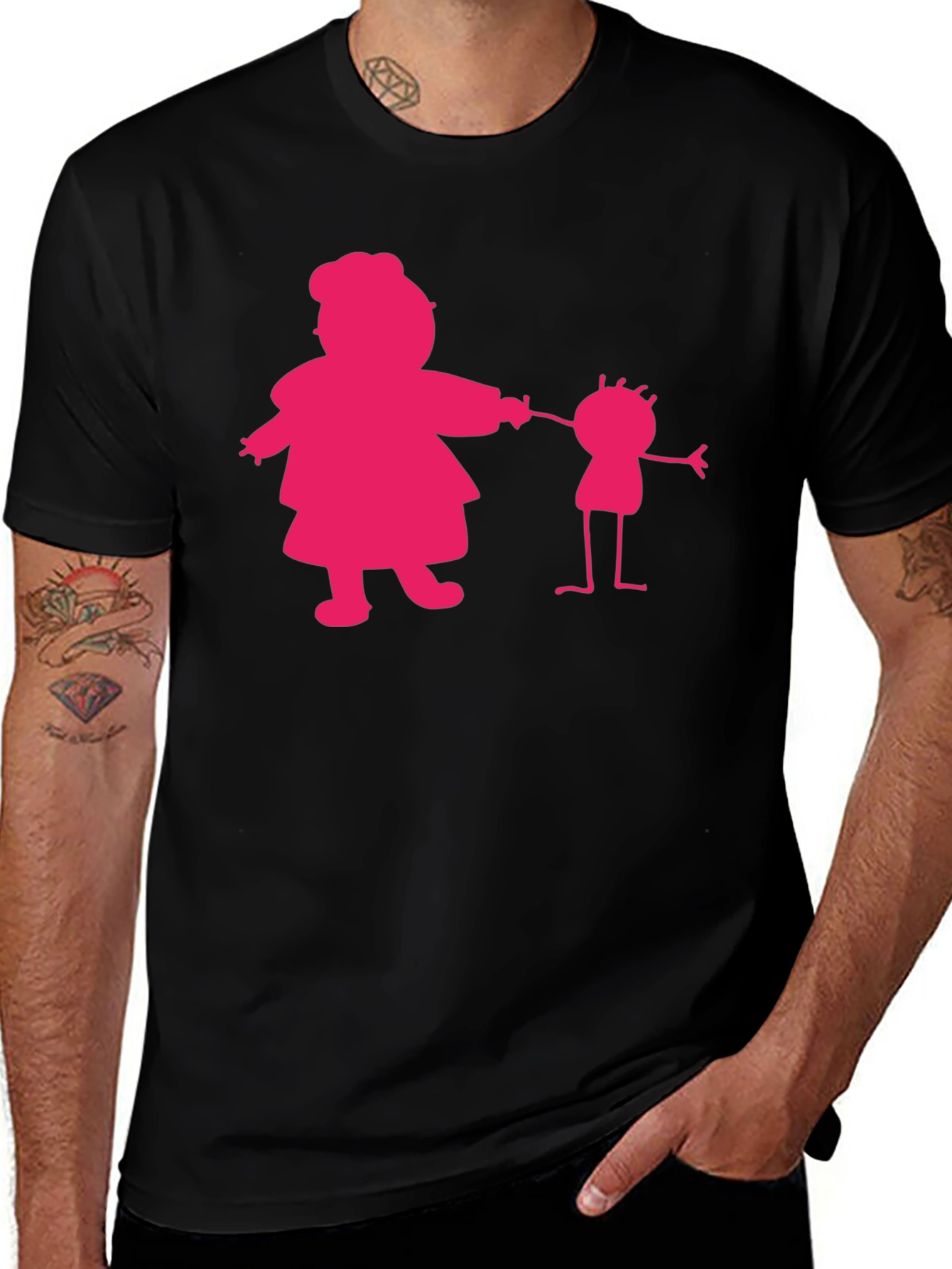 Variant 5 of Quirky Graphic Tee - Grandma & Friend