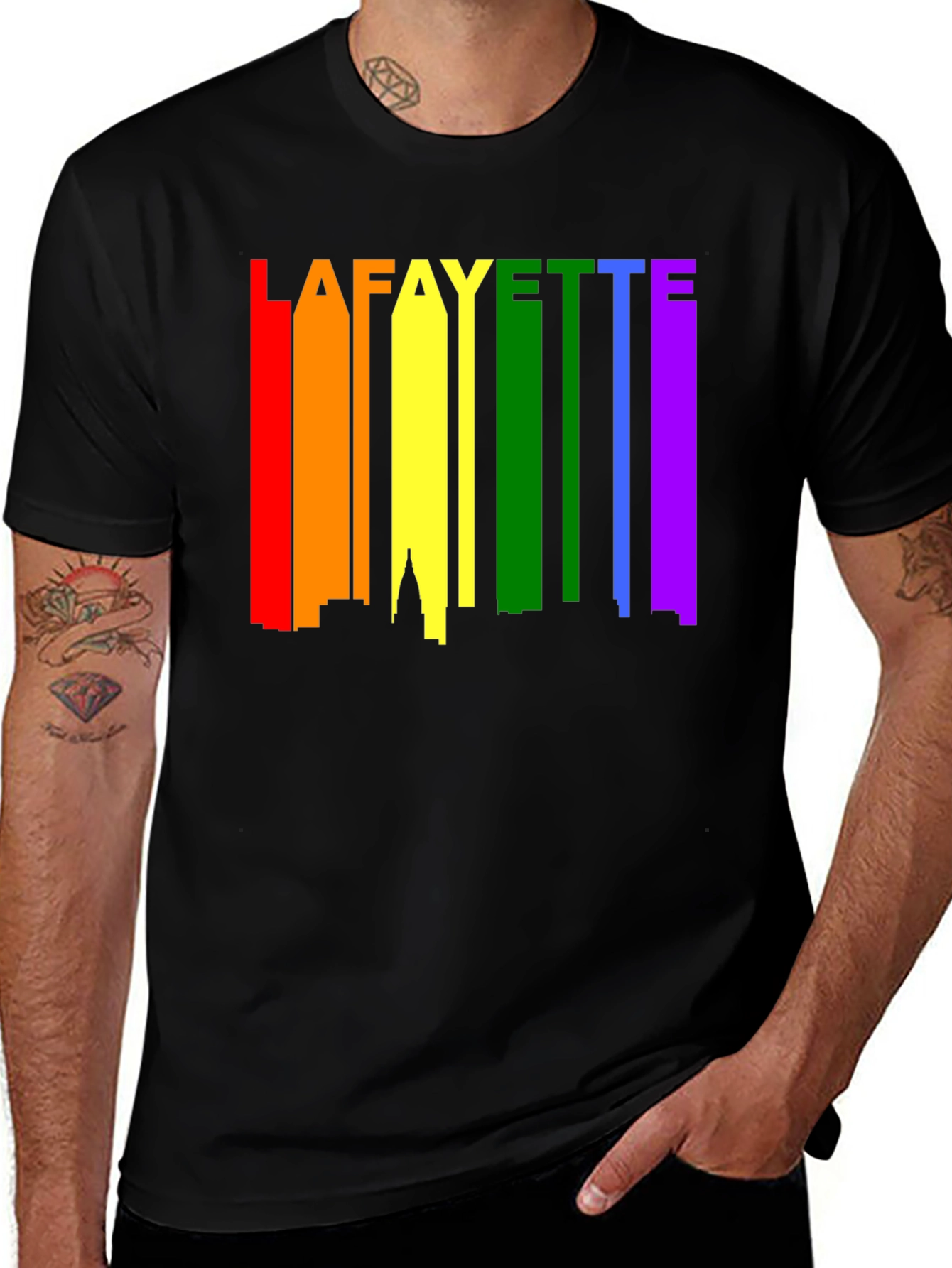 Lafayette Rainbow Pride T-Shirt
