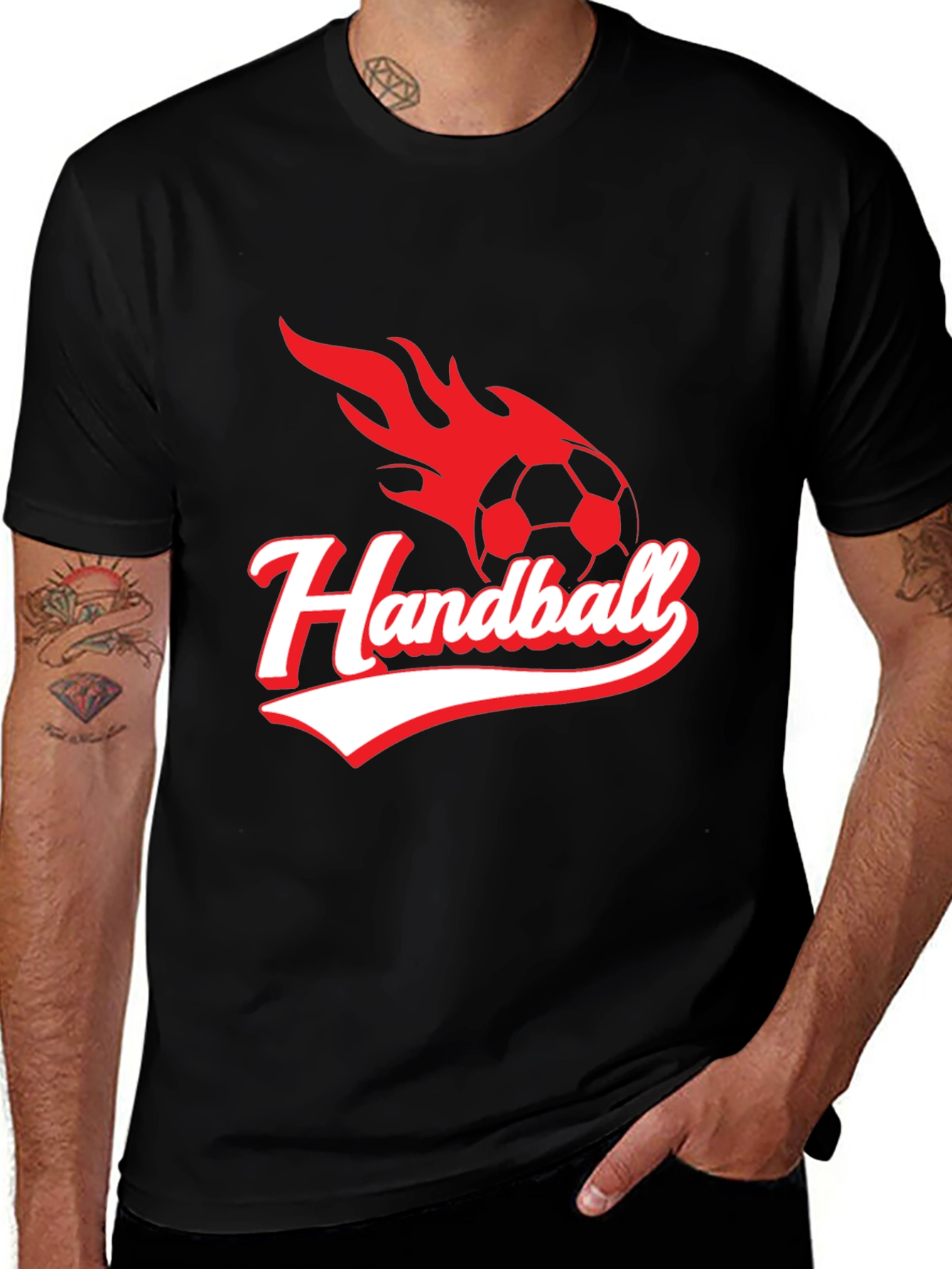 Variant 17 of Handball Flame T-Shirt - Sportswear Tee