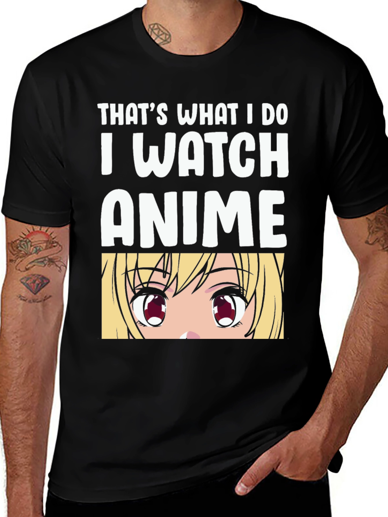 Variant 14 of Anime Lover Black T-Shirt - That's What I Do