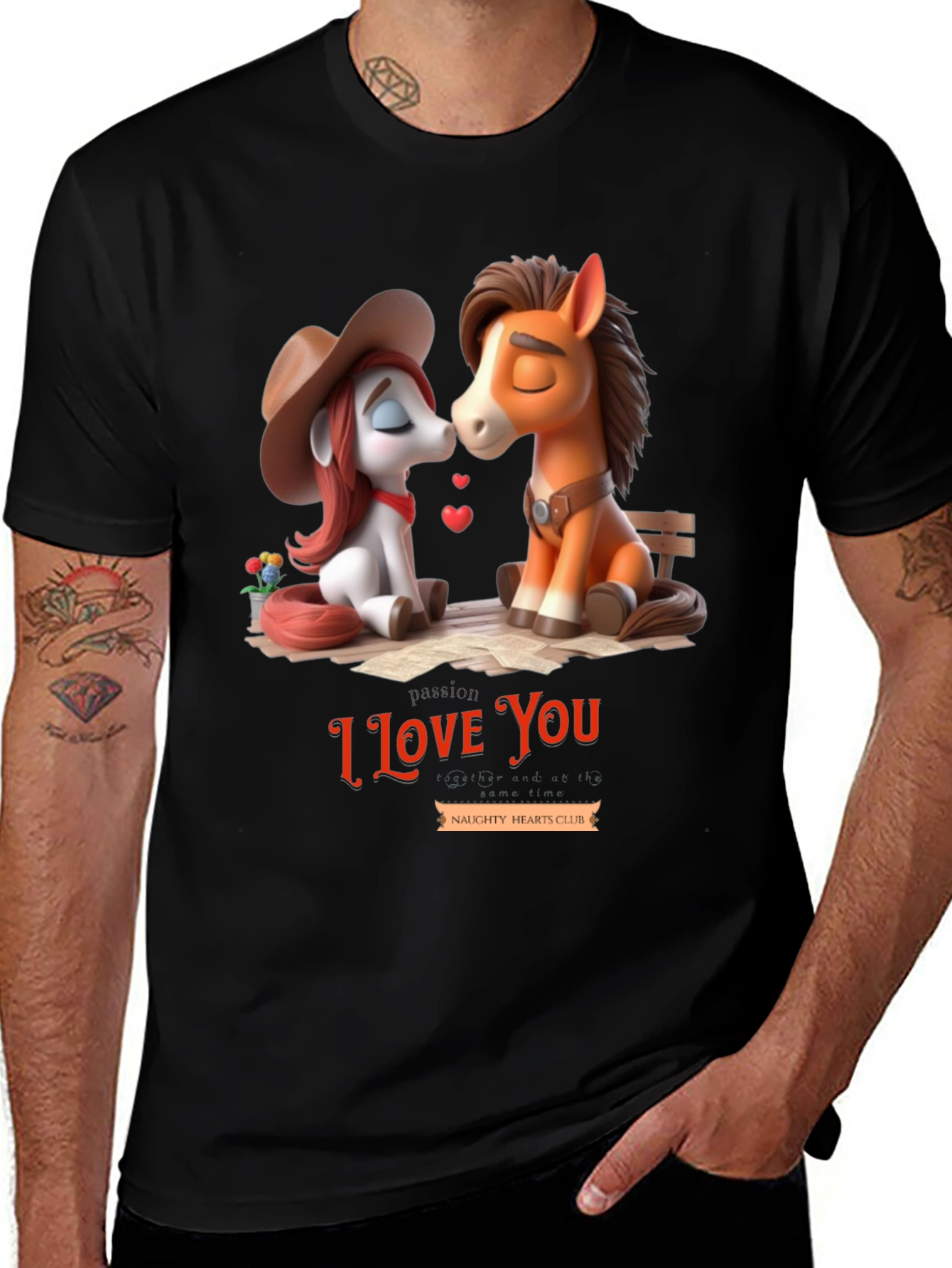 Variant 7 of I Love You Pony T-Shirt
