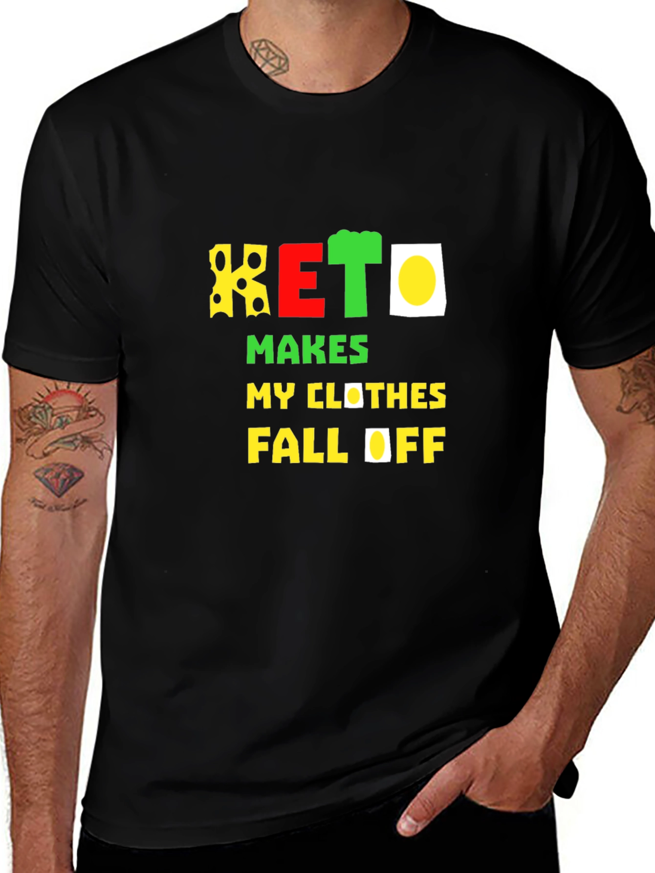 Variant 29 of Keto Diet Shirt - Makes My Clothes Fall Off T-Shirt