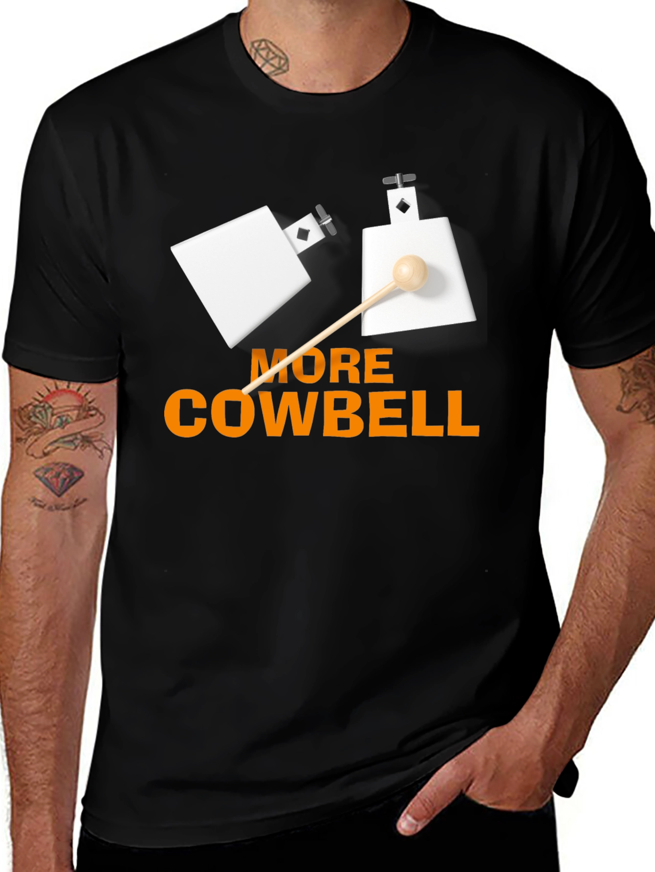 More Cowbell T-Shirt - Funny Music Tee