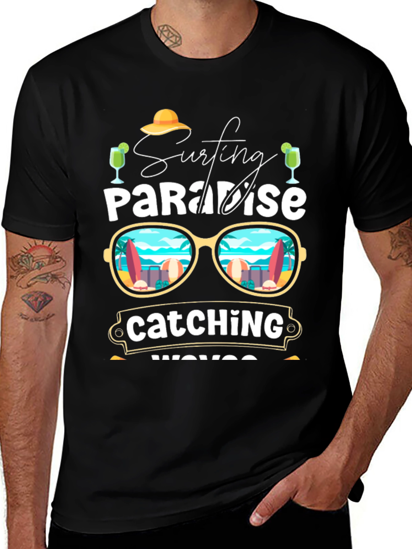 Variant 28 of Surfing Paradise Graphic T-Shirt