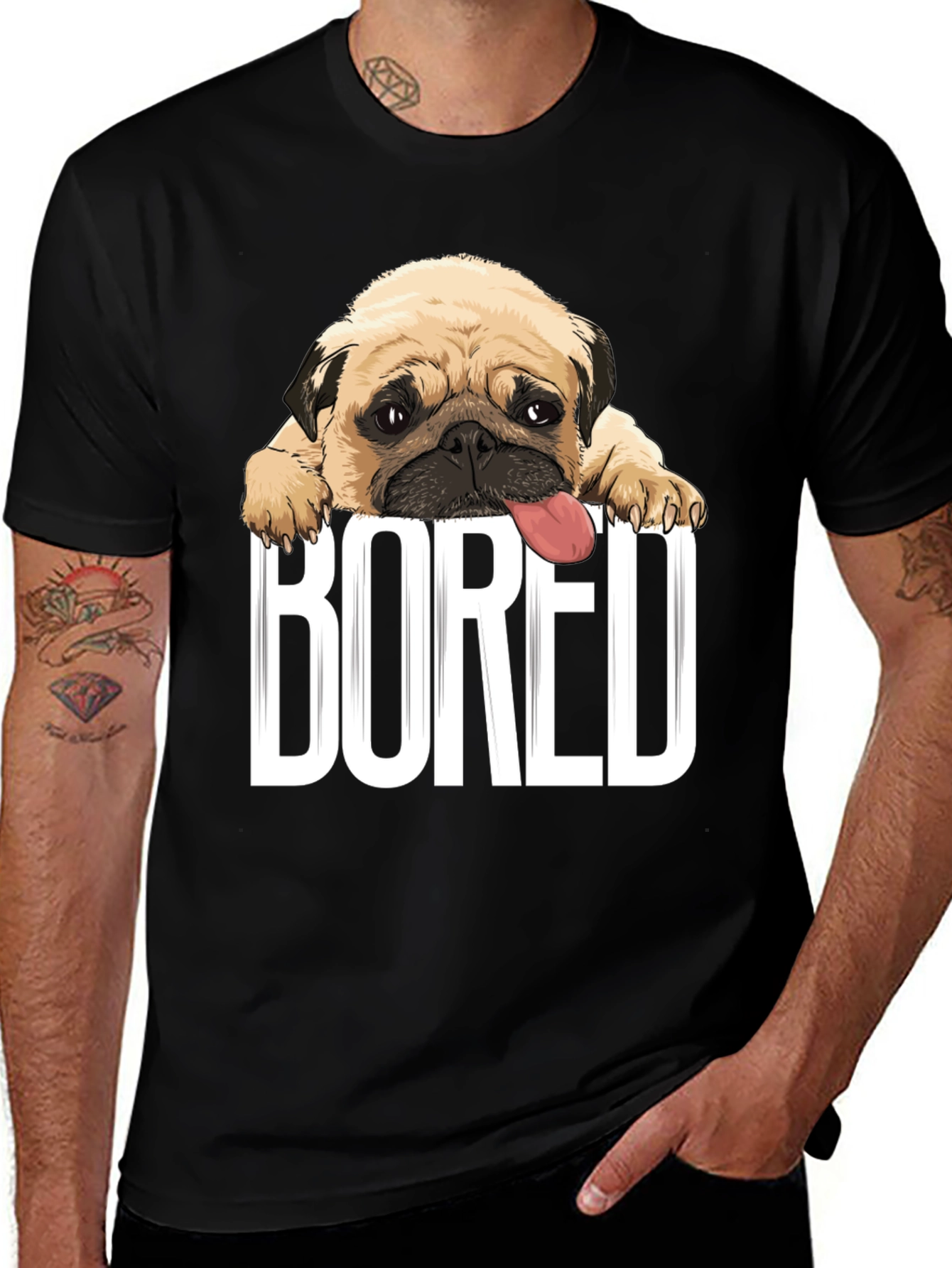 Variant 20 of Bored Pug Graphic T-Shirt