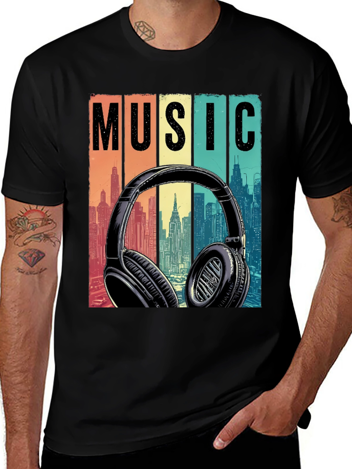 Variant 26 of Music Lover Graphic Tee