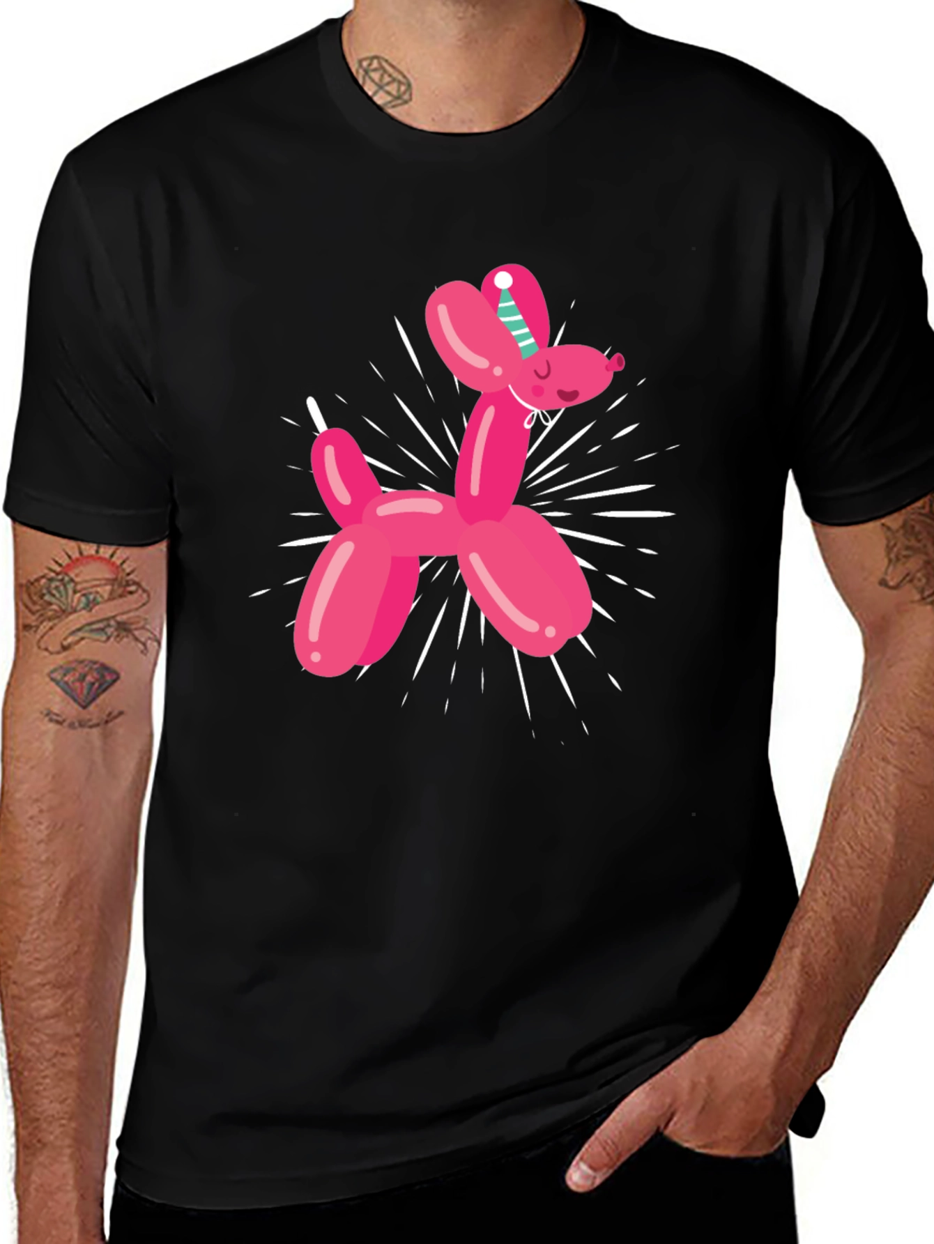 Variant 27 of Balloon Dog Tee - Fun Party Pup