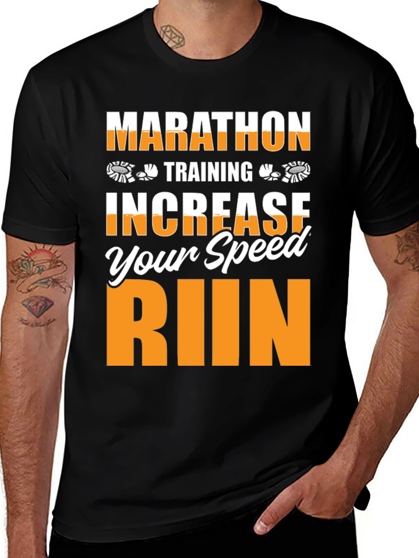 Variant 14 of Marathon Training Run T-Shirt