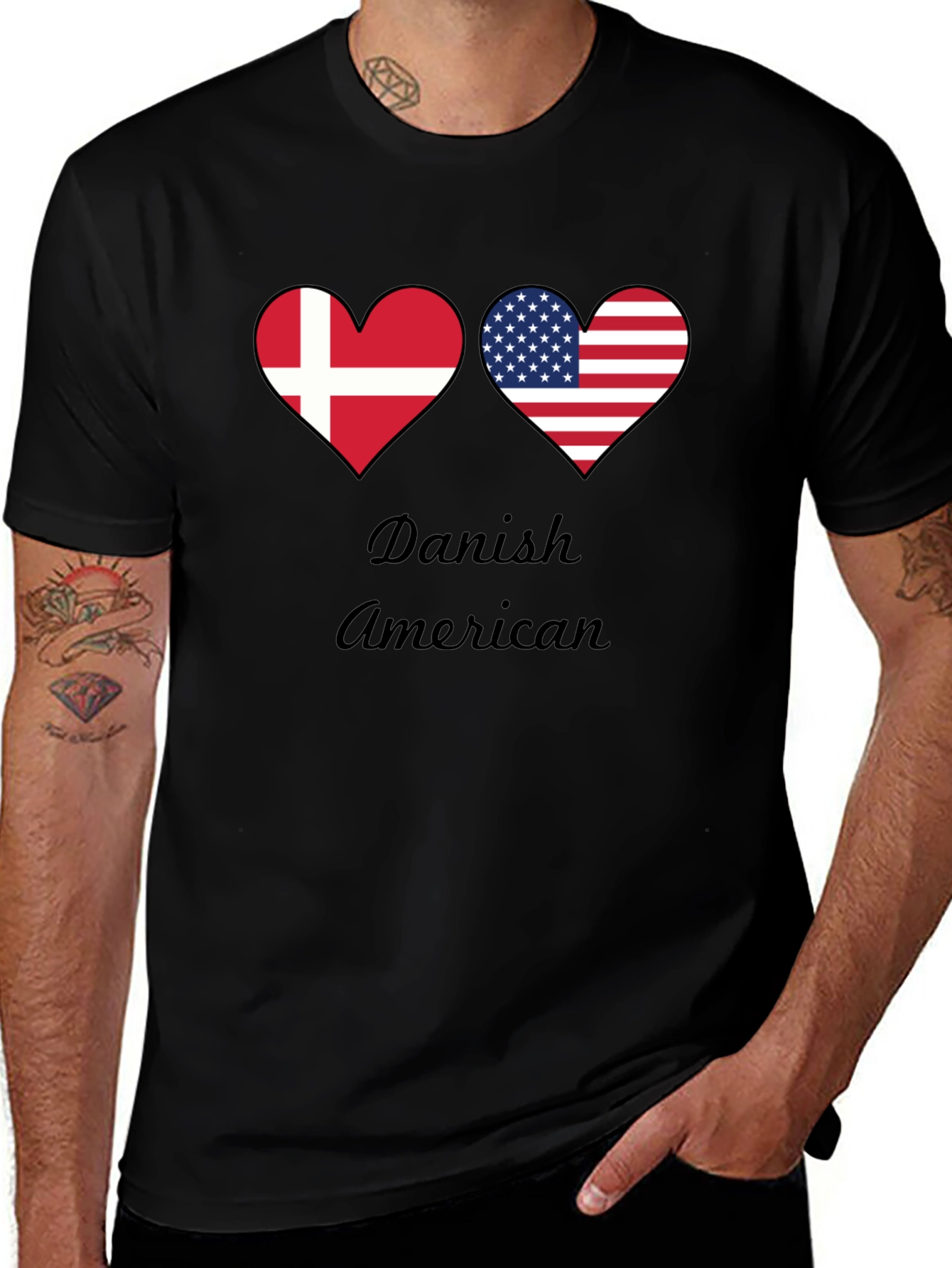 Danish American Pride T-Shirt