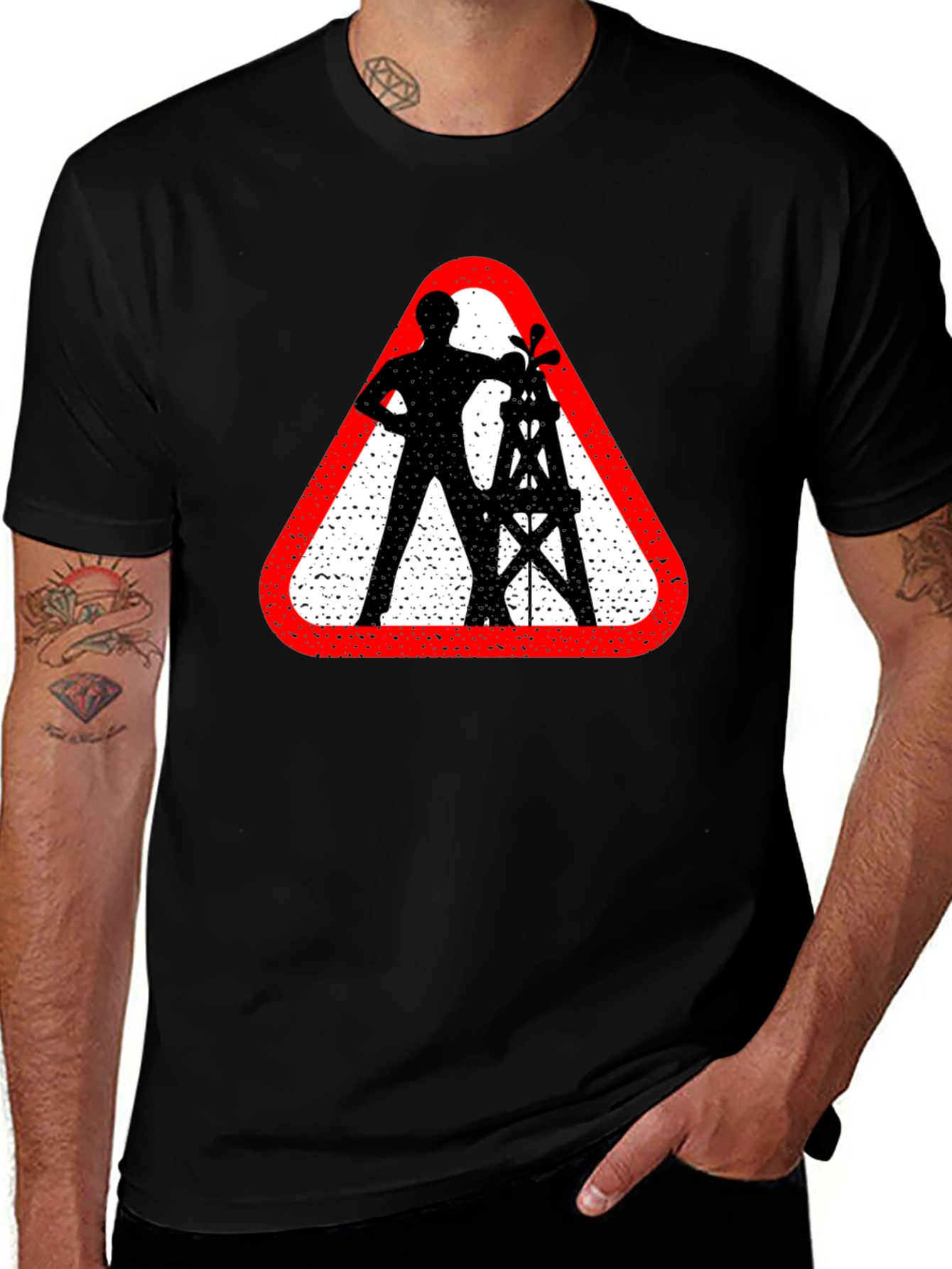 Variant 17 of Oil Rig Worker Graphic T-Shirt
