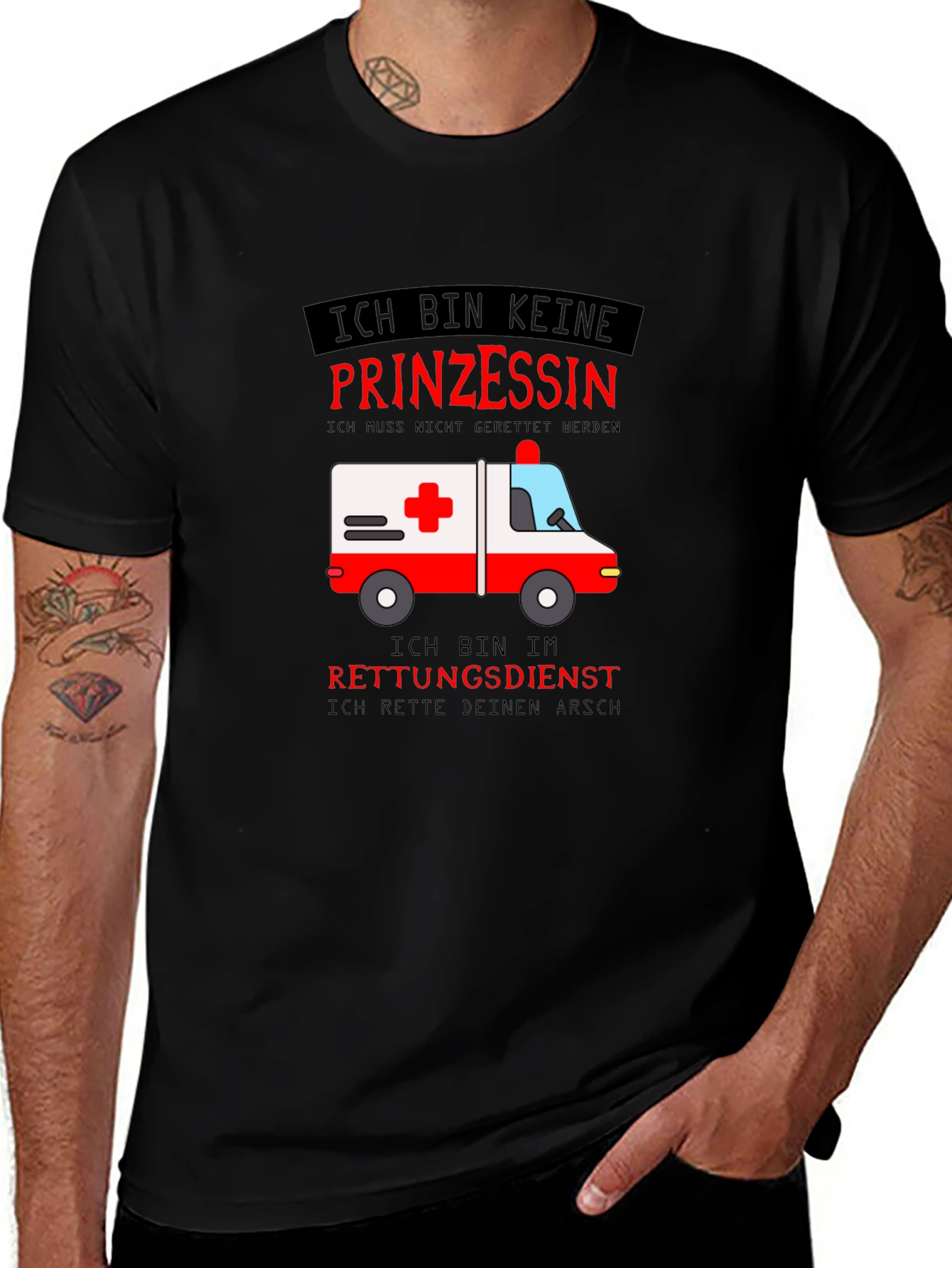 Ich Bin Keine Prinzessin Rescue T-Shirt