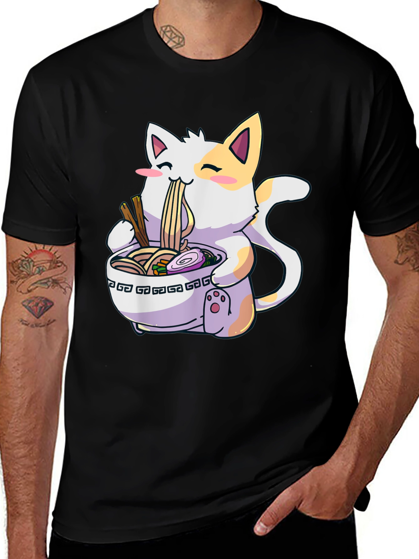 Variant 15 of Cat Ramen Lover T-Shirt