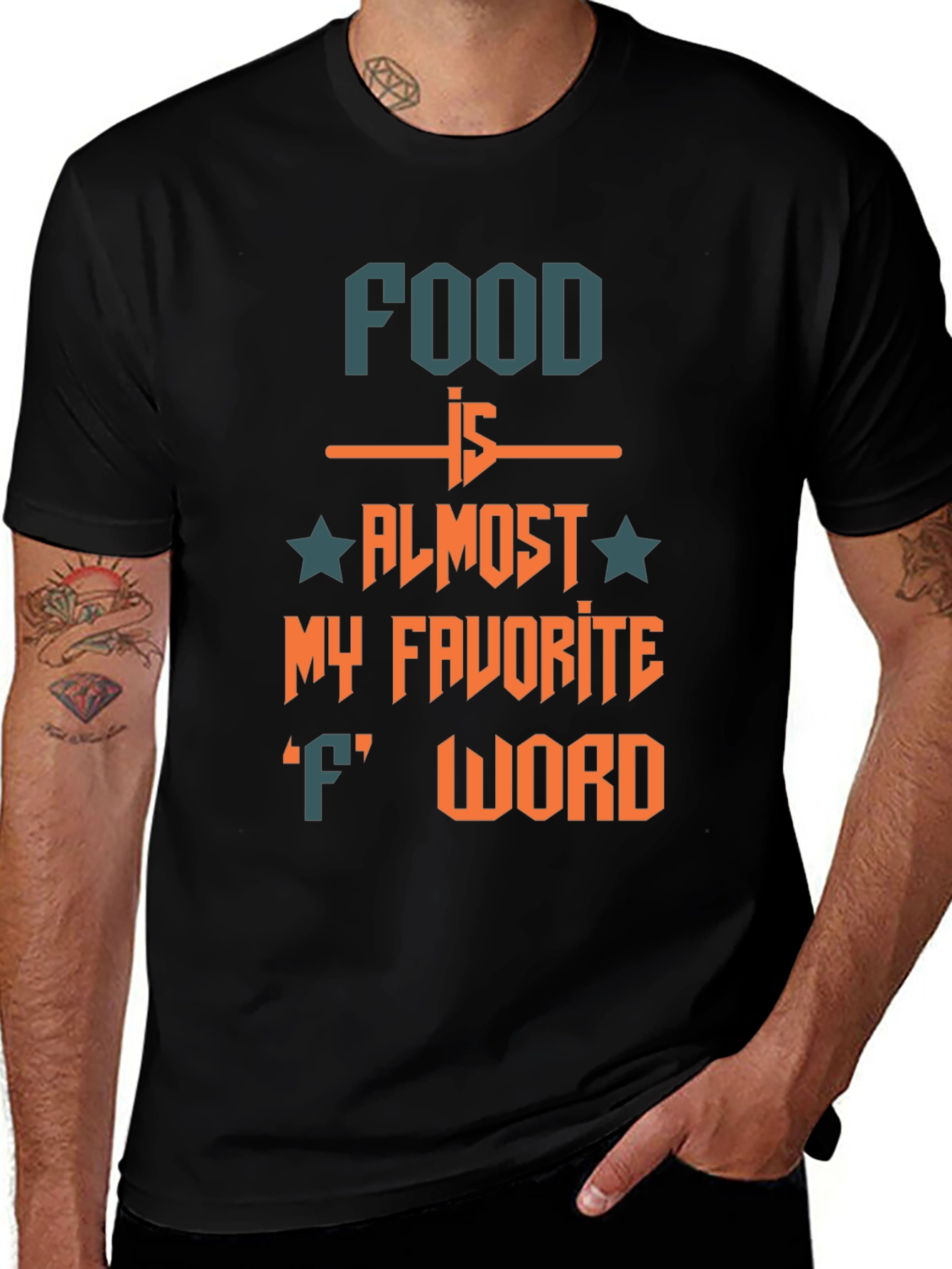 Variant 3 of Food is My Favorite Word T-Shirt