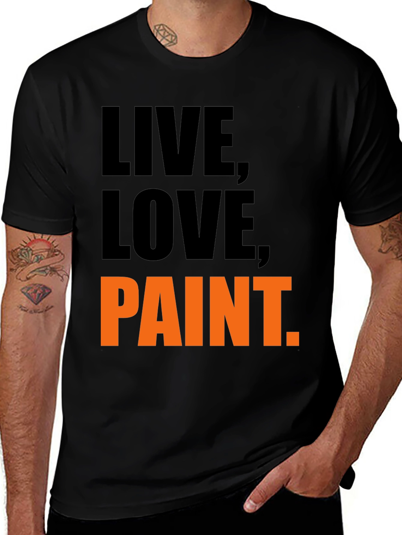 Variant 8 of Live, Love, Paint Graphic Tee