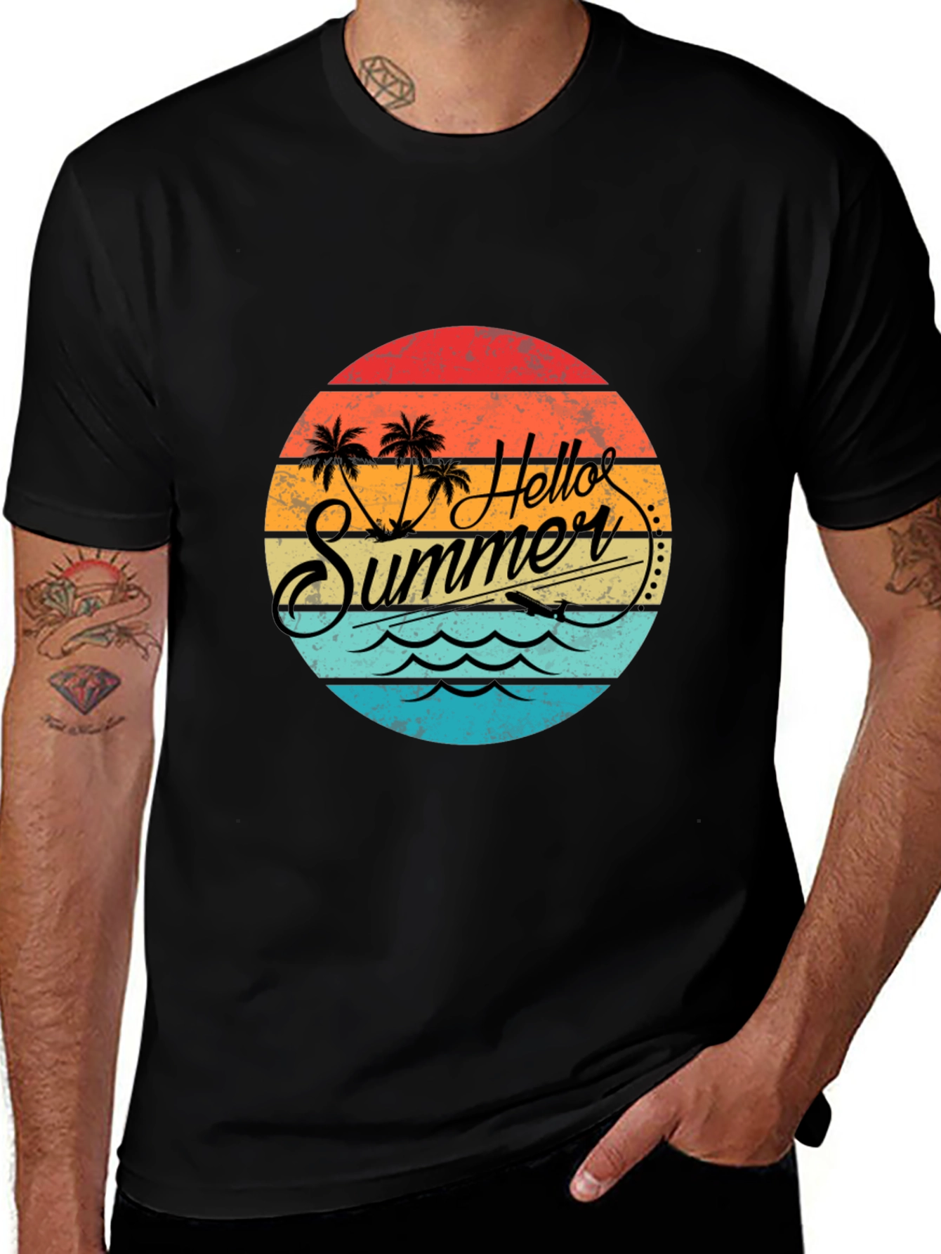 Variant 23 of Hello Summer Graphic Tee - Vacation Ready!