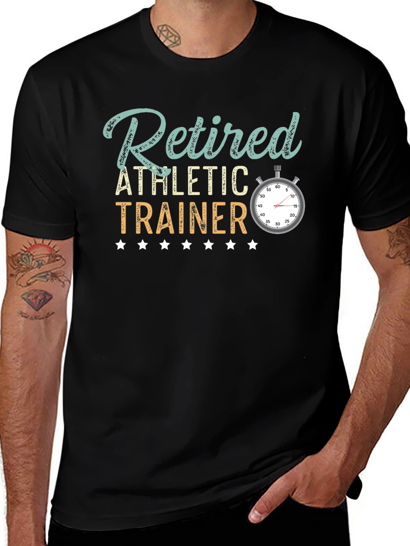 Variant 26 of Retired Athletic Trainer Graphic Tee