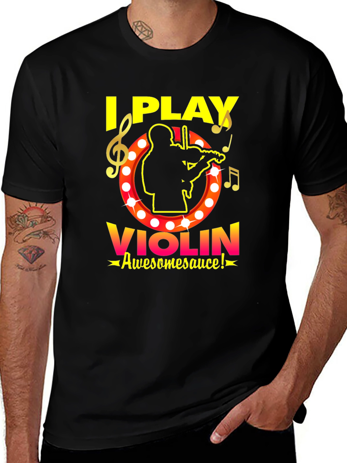Variant 3 of I Play Violin T-Shirt - Awesome Musician Tee