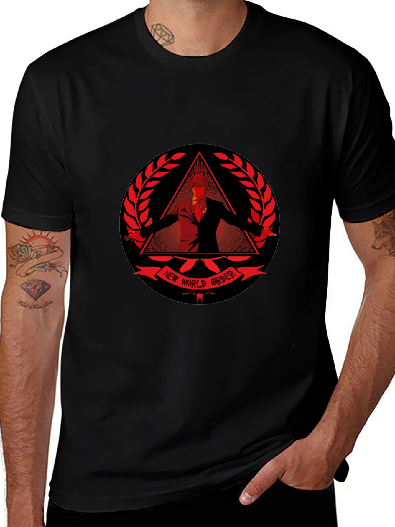 Variant 24 of New World Order T-Shirt - Conspiracy Design