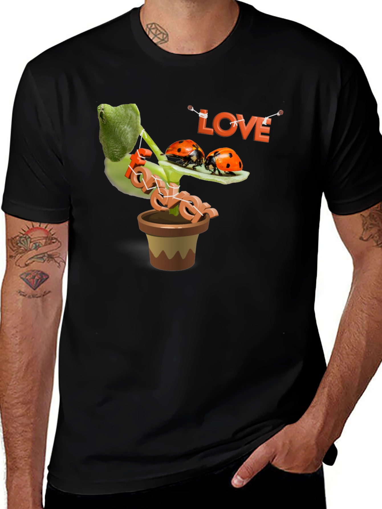 Ladybug Love Garden T-Shirt