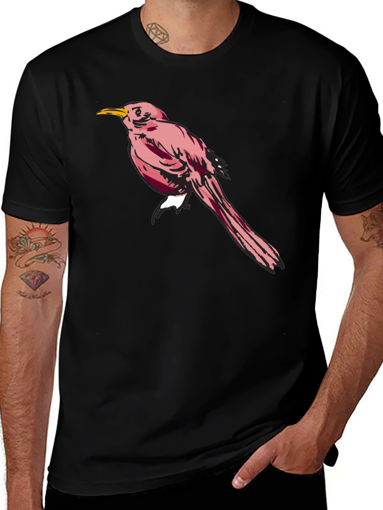 Variant 2 of Bird Graphic T-Shirt - Unique Design