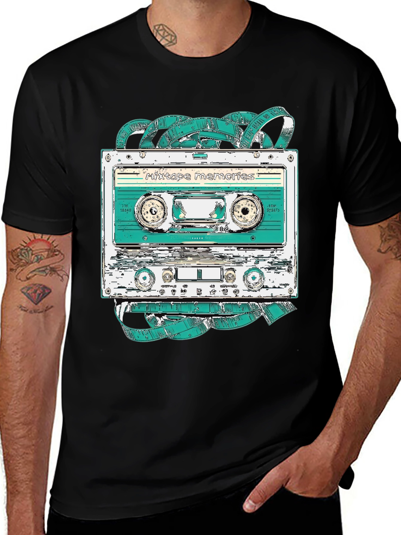 Retro Mixtape Memories Graphic T-Shirt