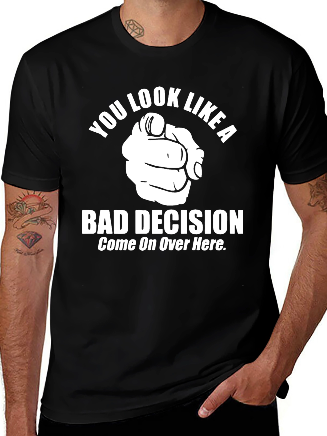 Variant 26 of Bad Decision Graphic Tee - Funny Men's T-Shirt