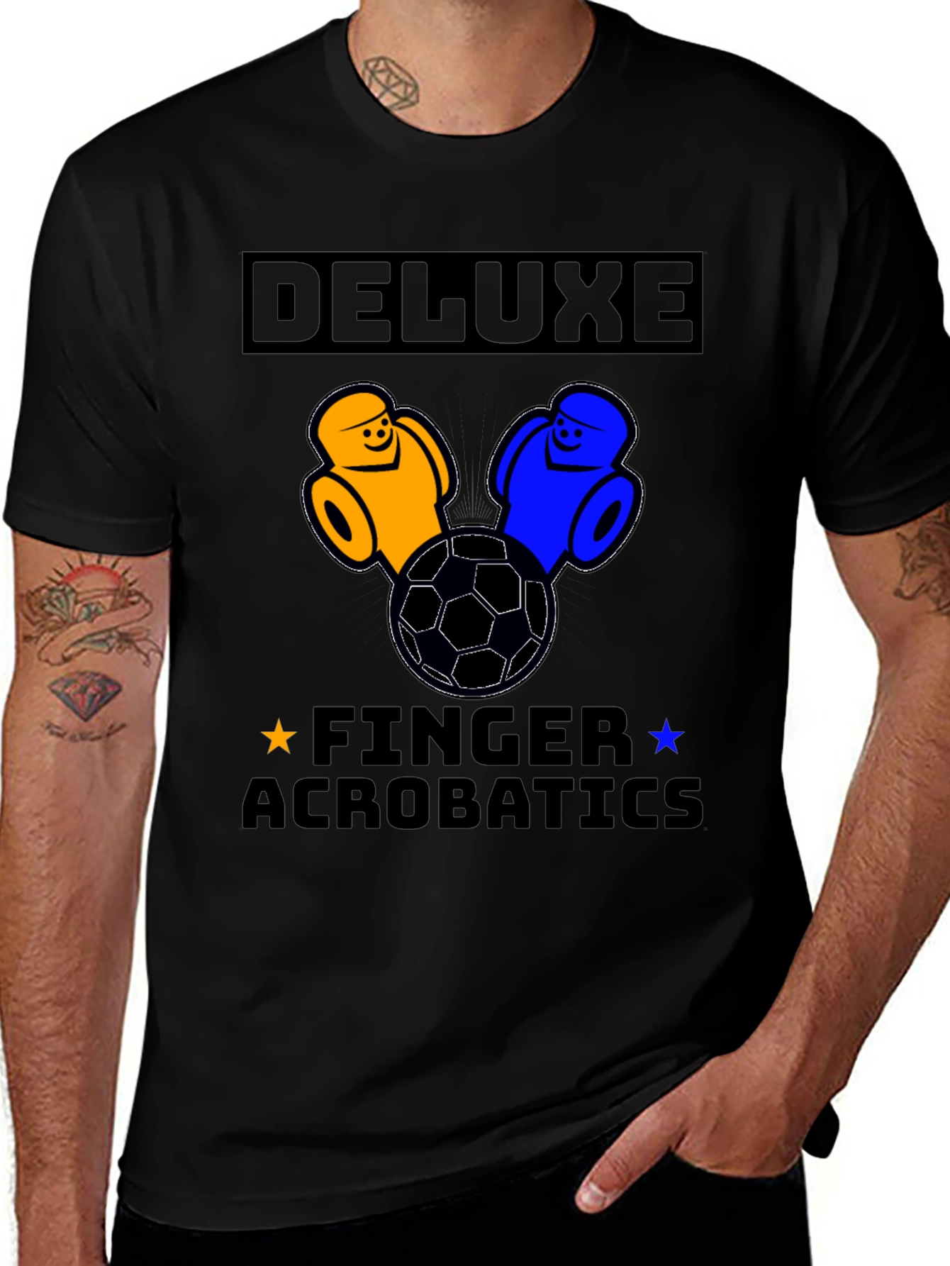 Variant 8 of Deluxe Finger Acrobatics Graphic T-Shirt