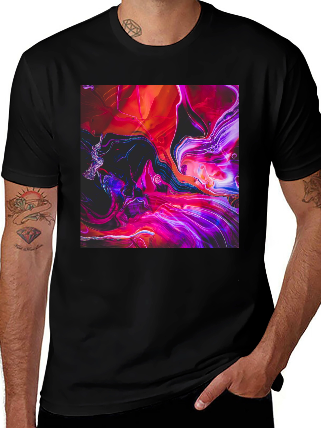 Abstract Art T-Shirt - Vivid Colors
