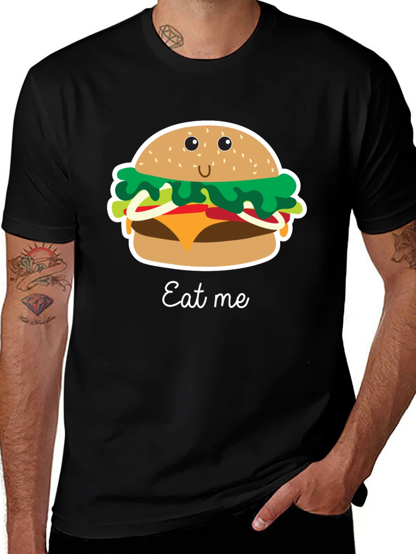 Variant 10 of Eat Me Burger Graphic Tee