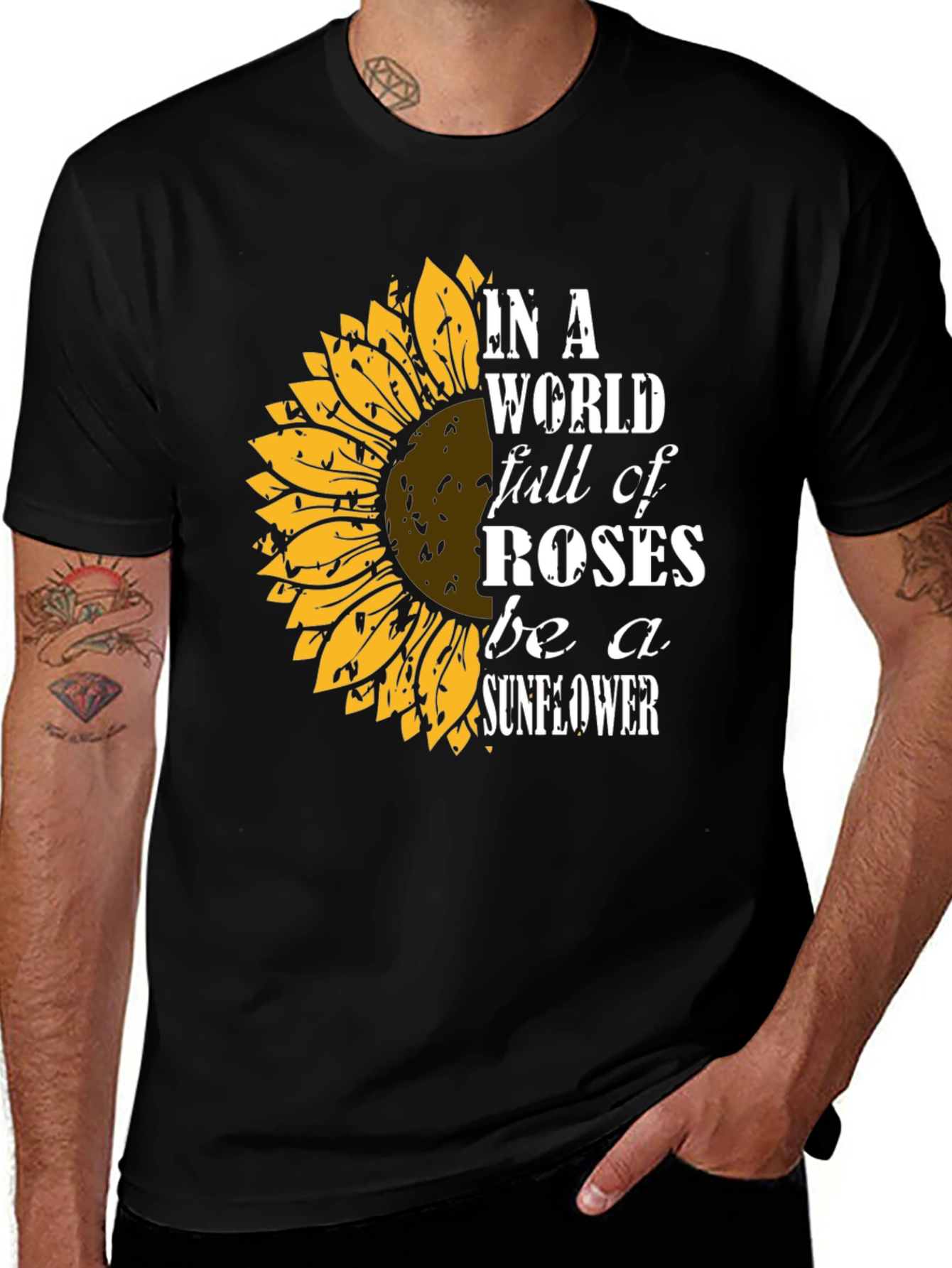 Sunflower Graphic T-Shirt - Be a Sunflower!