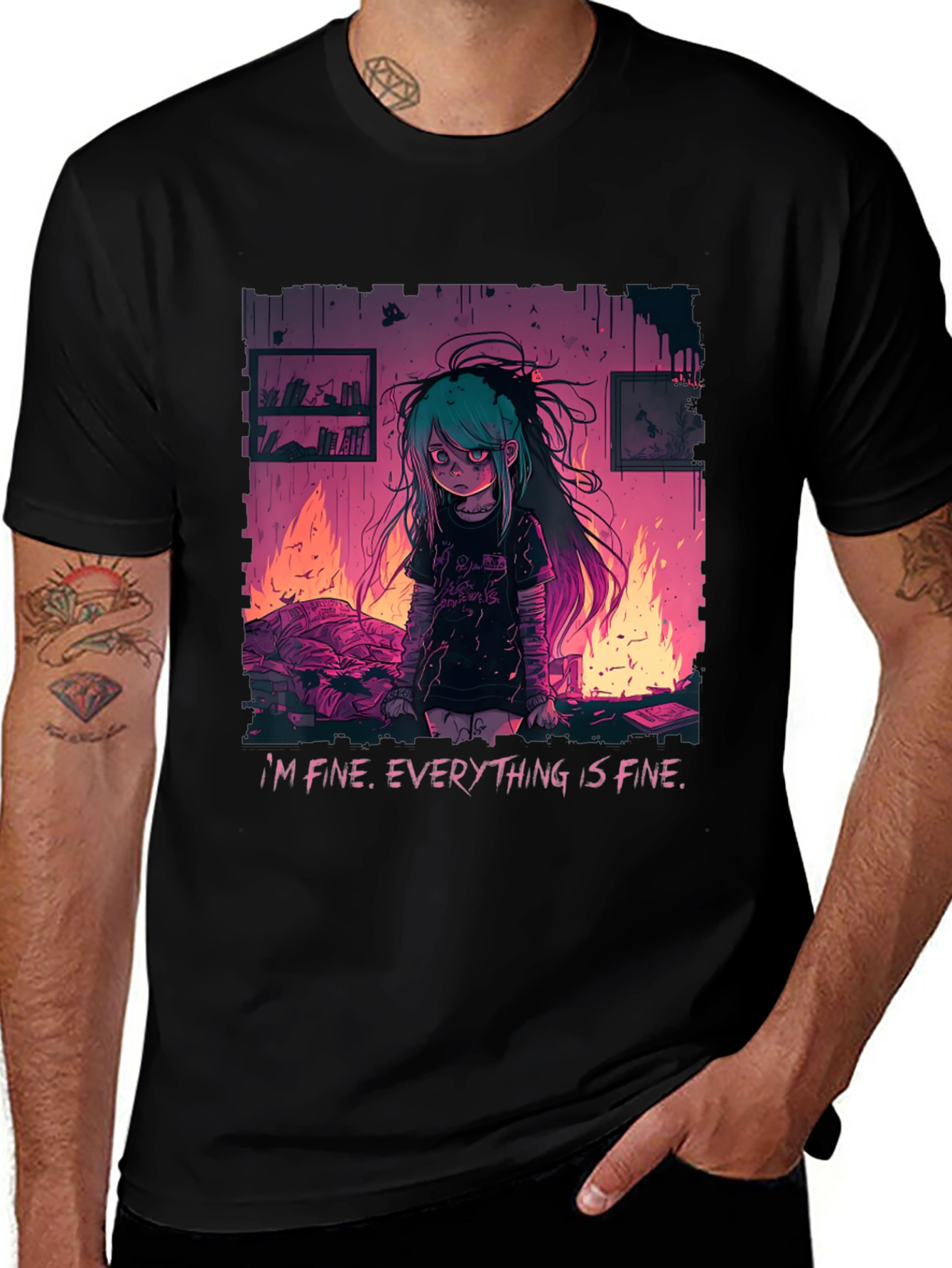 Variant 11 of Everything Is Fine T-Shirt