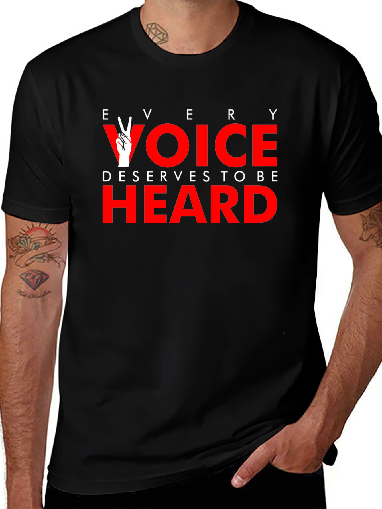 Variant 7 of Every Voice Heard Graphic T-Shirt