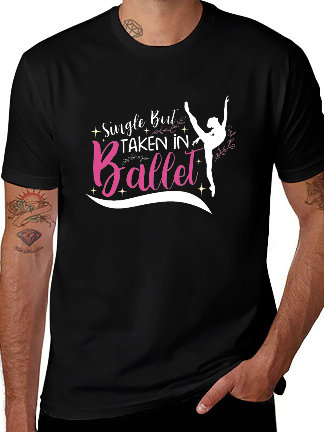 Variant 22 of Single But Taken In Ballet T-Shirt