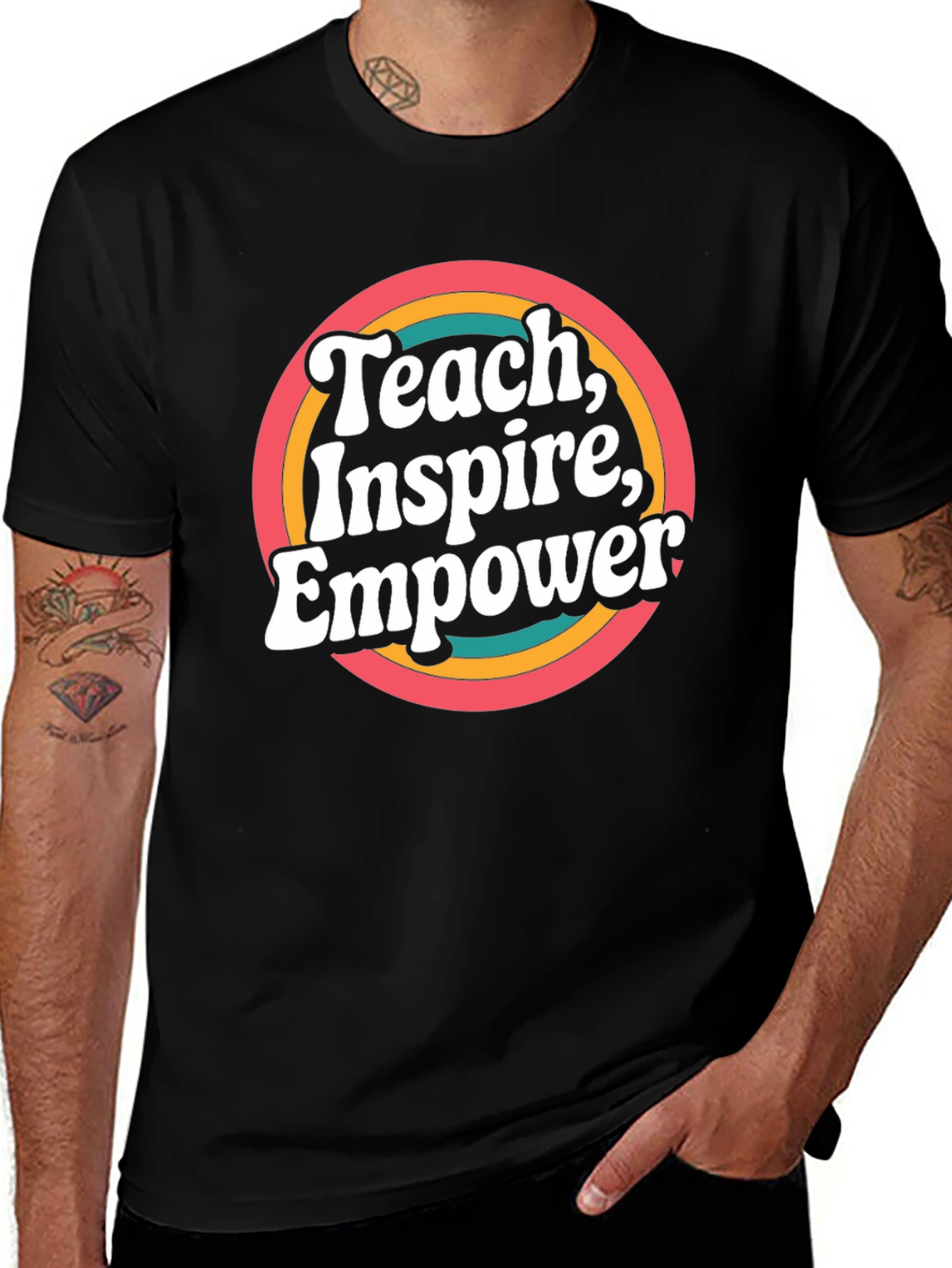 Teach, Inspire, Empower Black T-Shirt