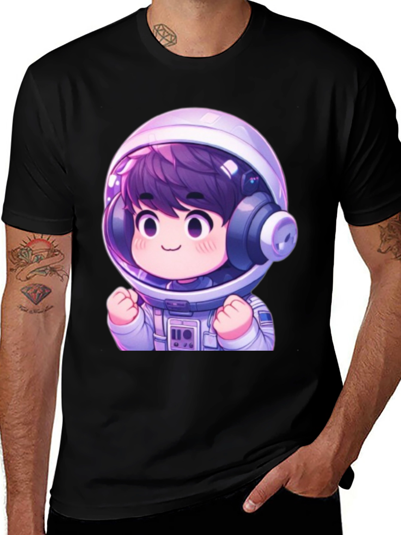 Variant 25 of Cute Astronaut Graphic Tee