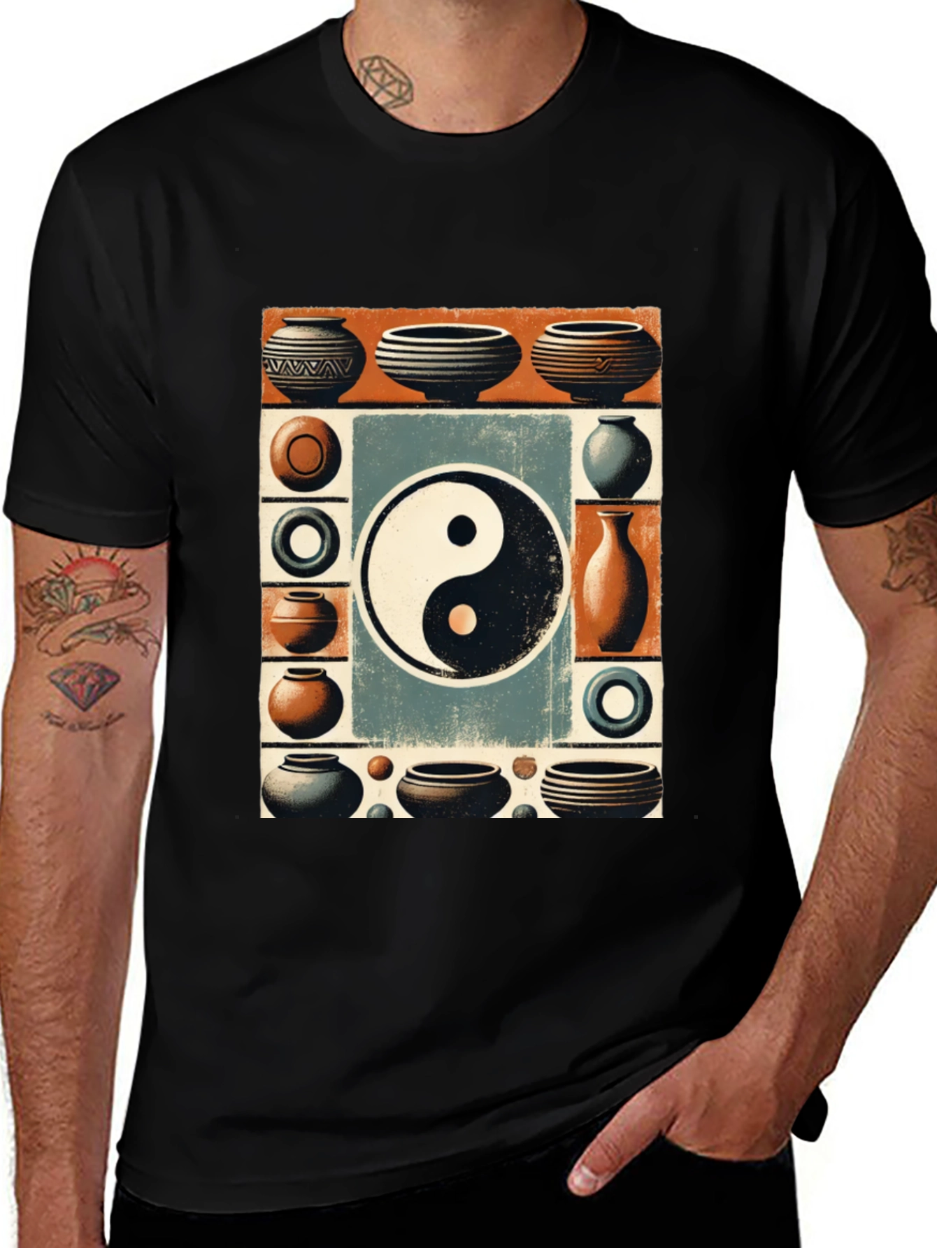 Variant 29 of Yin Yang Pottery Art T-Shirt