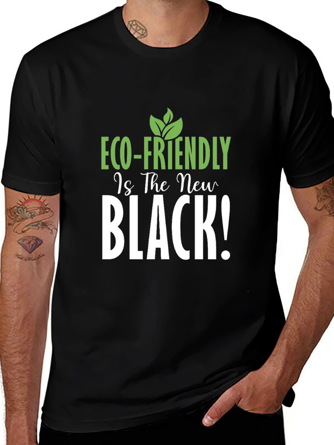 Eco-Friendly New Black T-Shirt