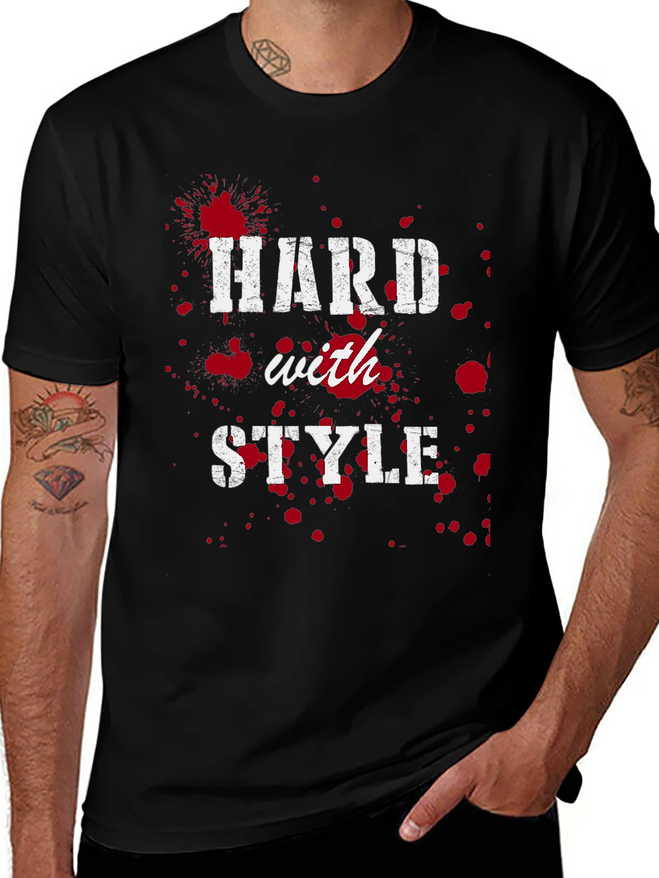 Variant 6 of Hard With Style Graphic T-Shirt