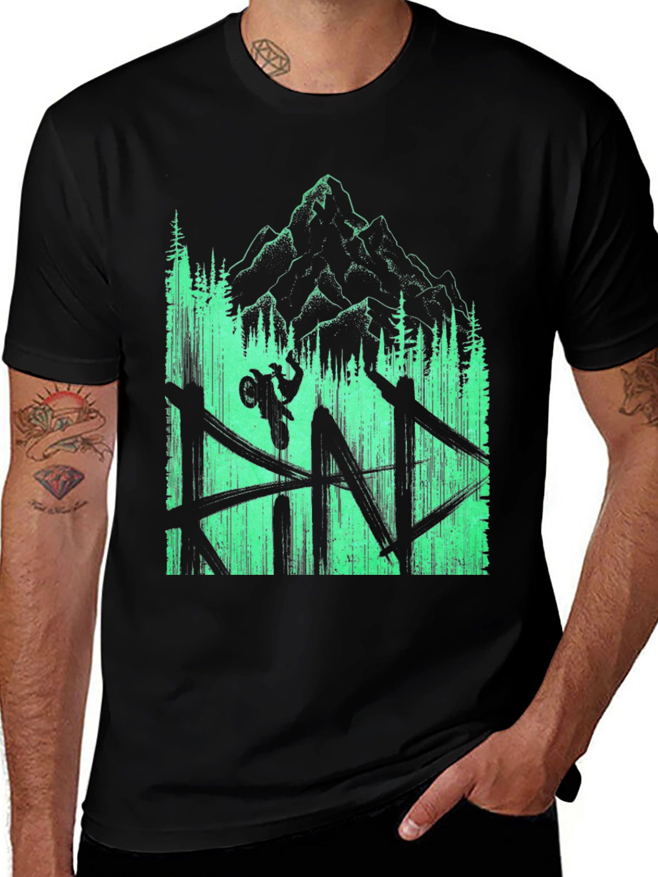 Variant 30 of Mountain Biker Graphic Tee