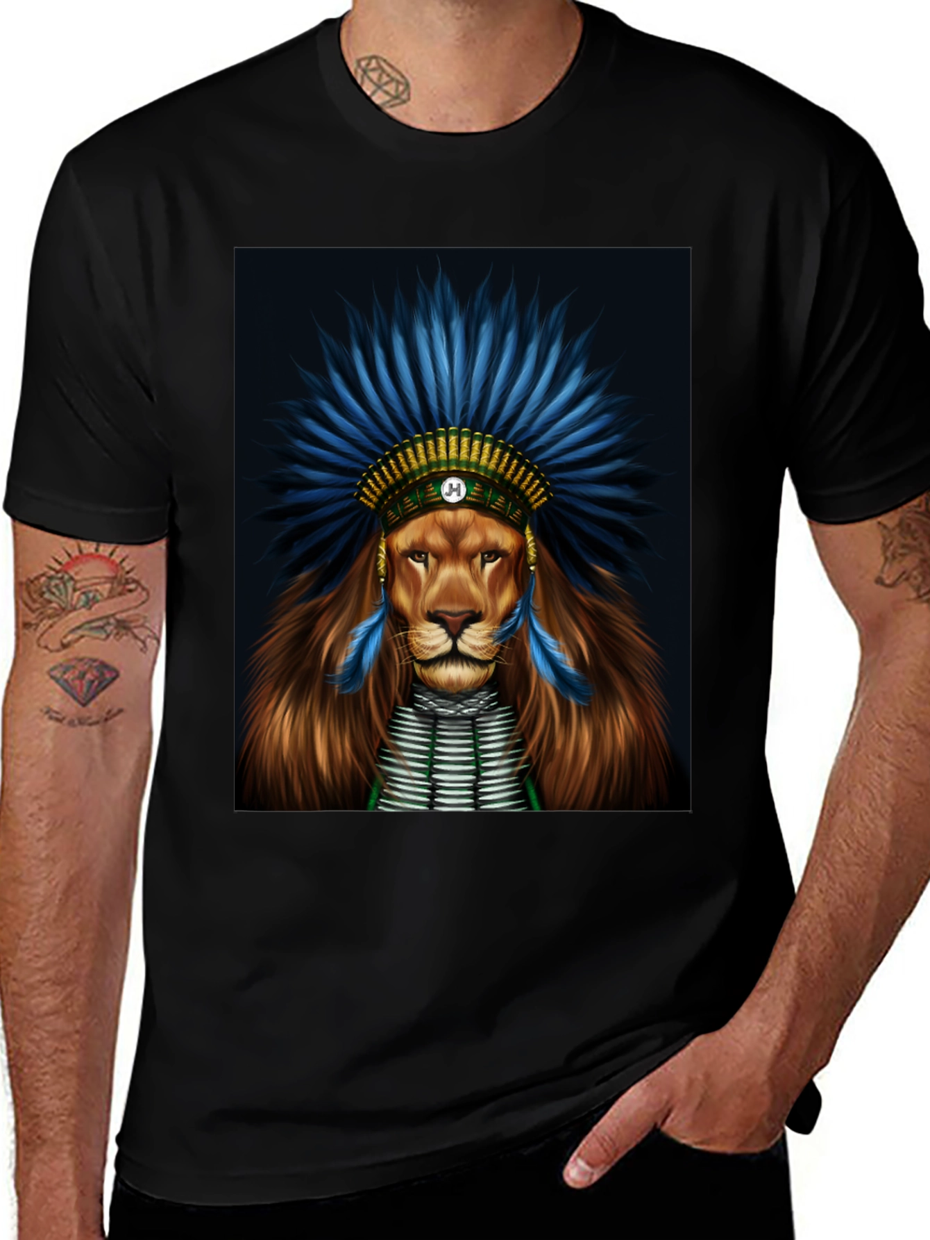 Variant 14 of Lion Chief T-Shirt