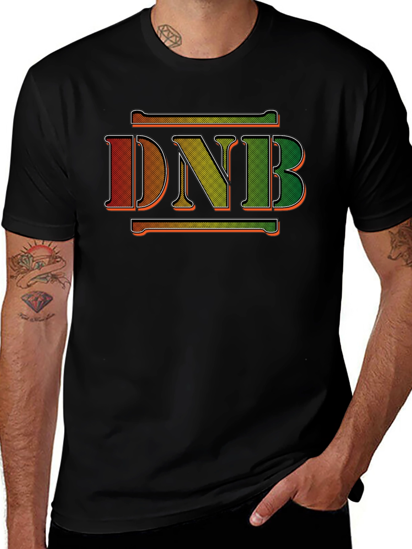 DNB Graphic T-Shirt - Classic Black